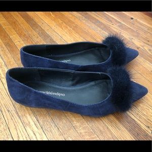 Catherine Malandrino blue flats size 5.5